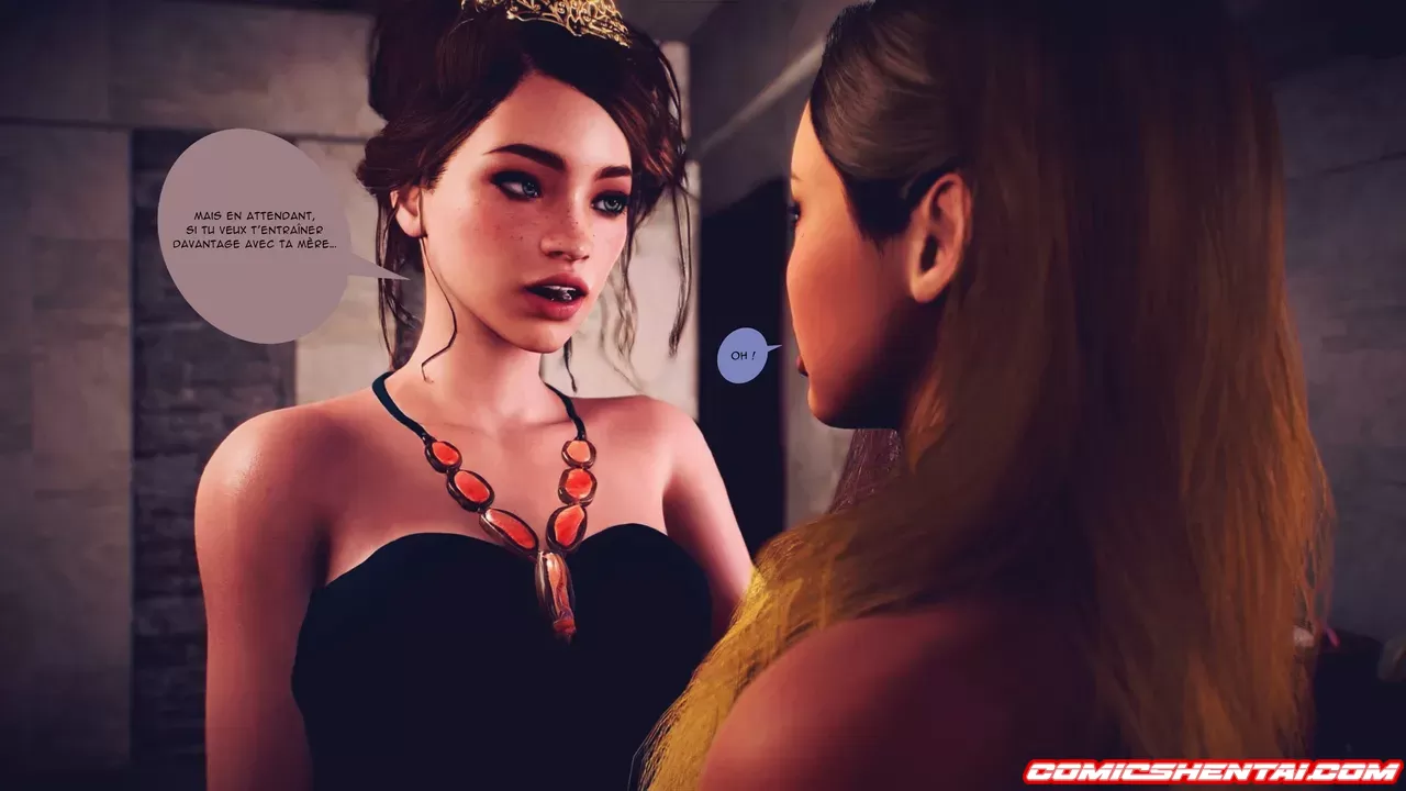 Le Journal d'une princesse - L'exil d'Hazel - 01 | Bandes dessinées hentai - Bandes dessinées 3D