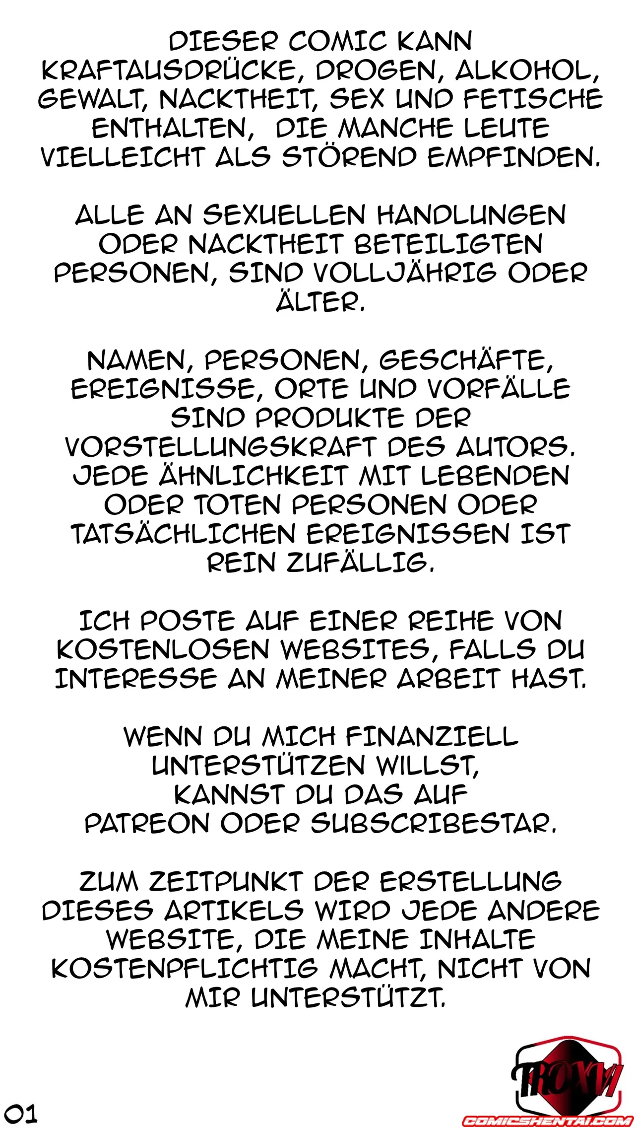 Troxvi – Neue Geschichten aus Kings Hill: Roris erste Ausgabe #2 | Hentai-Comics - Comics 3D