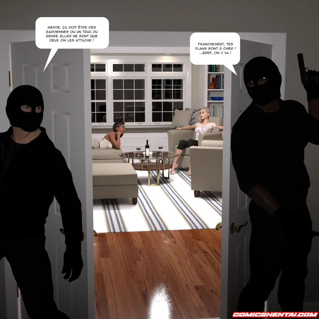 Home Invasion - Chapitre 1 | Bandes dessinées hentai - Bandes dessinées 3D