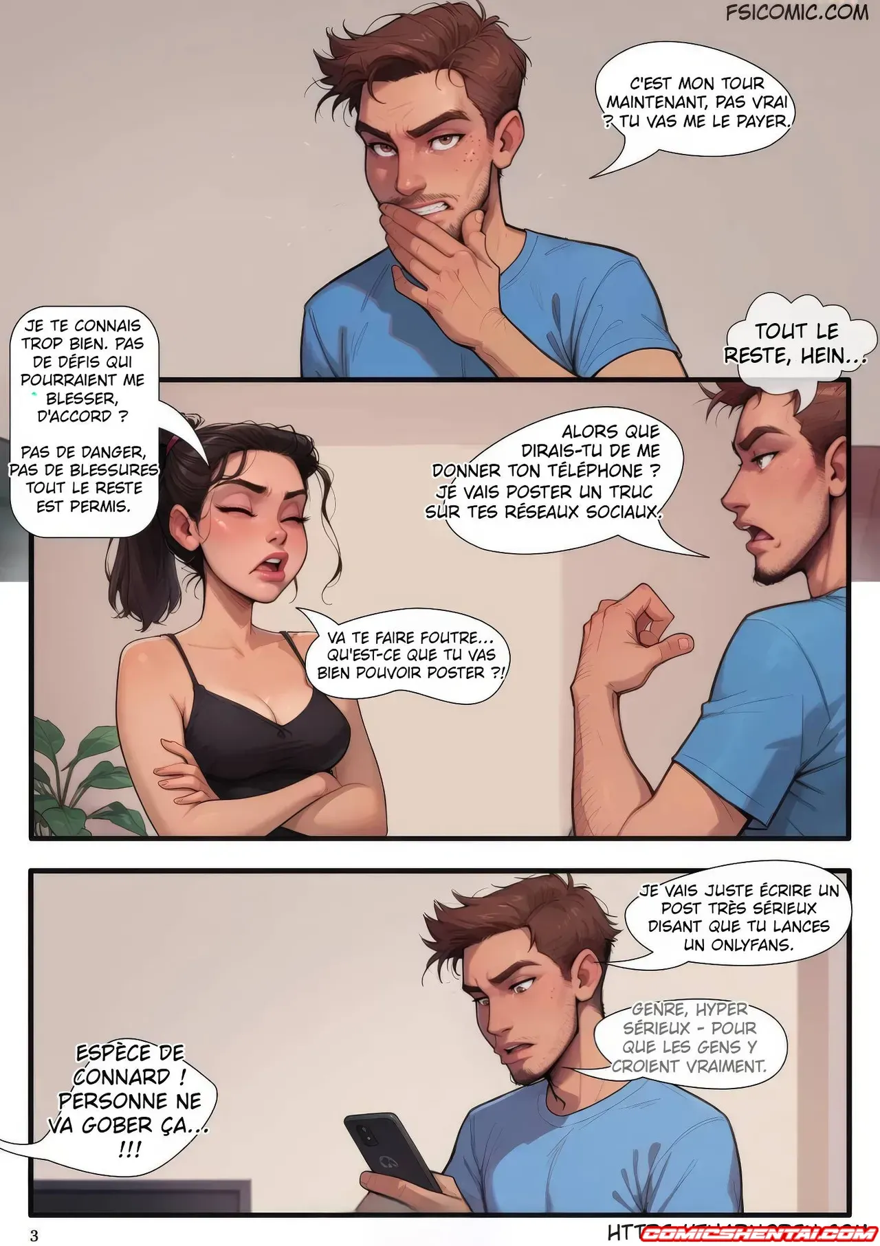 Je parie que vous ne le ferez pas | Bandes dessinées hentai - Diverses bandes dessinées