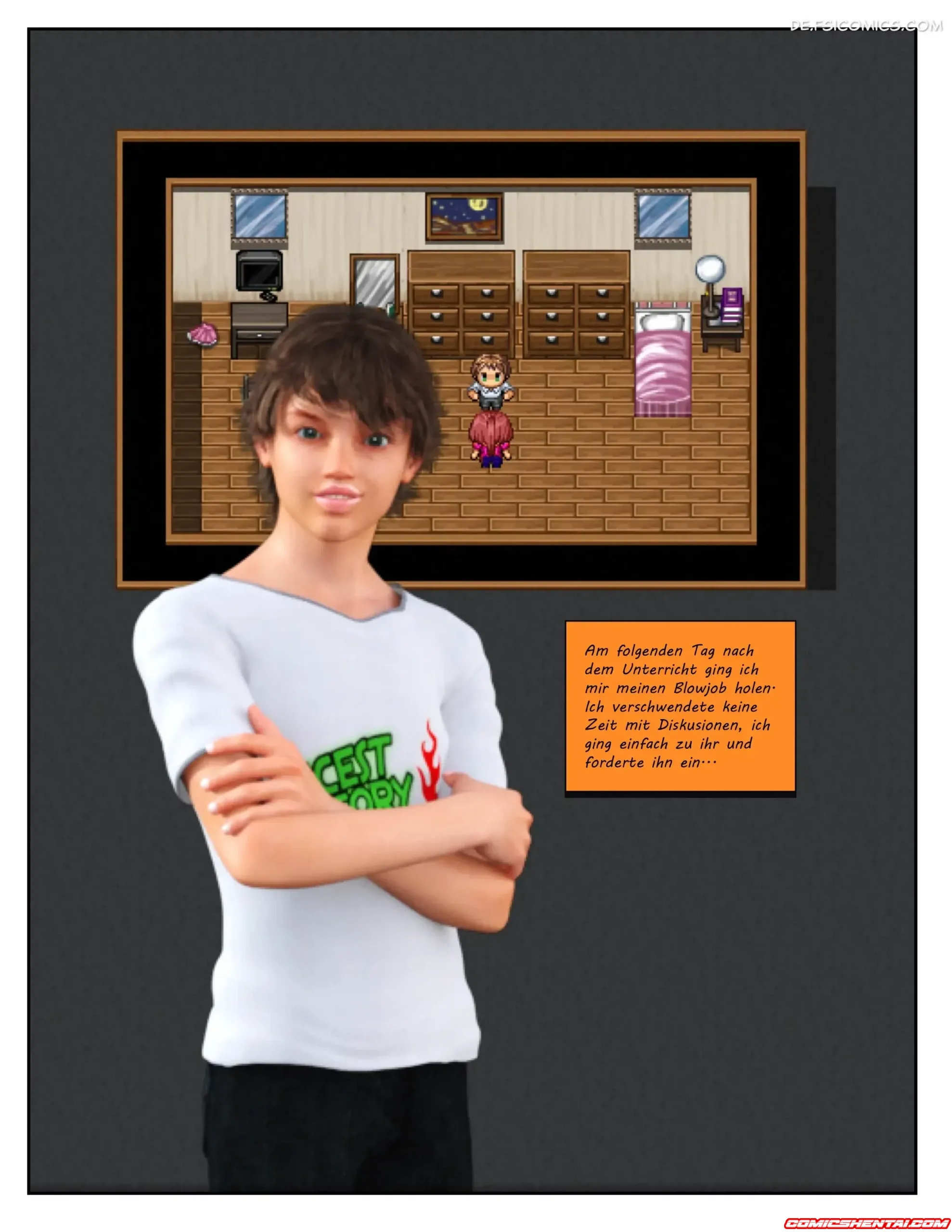 Inzestgeschichte Teil 1 Meine Schwester - Comics 3D