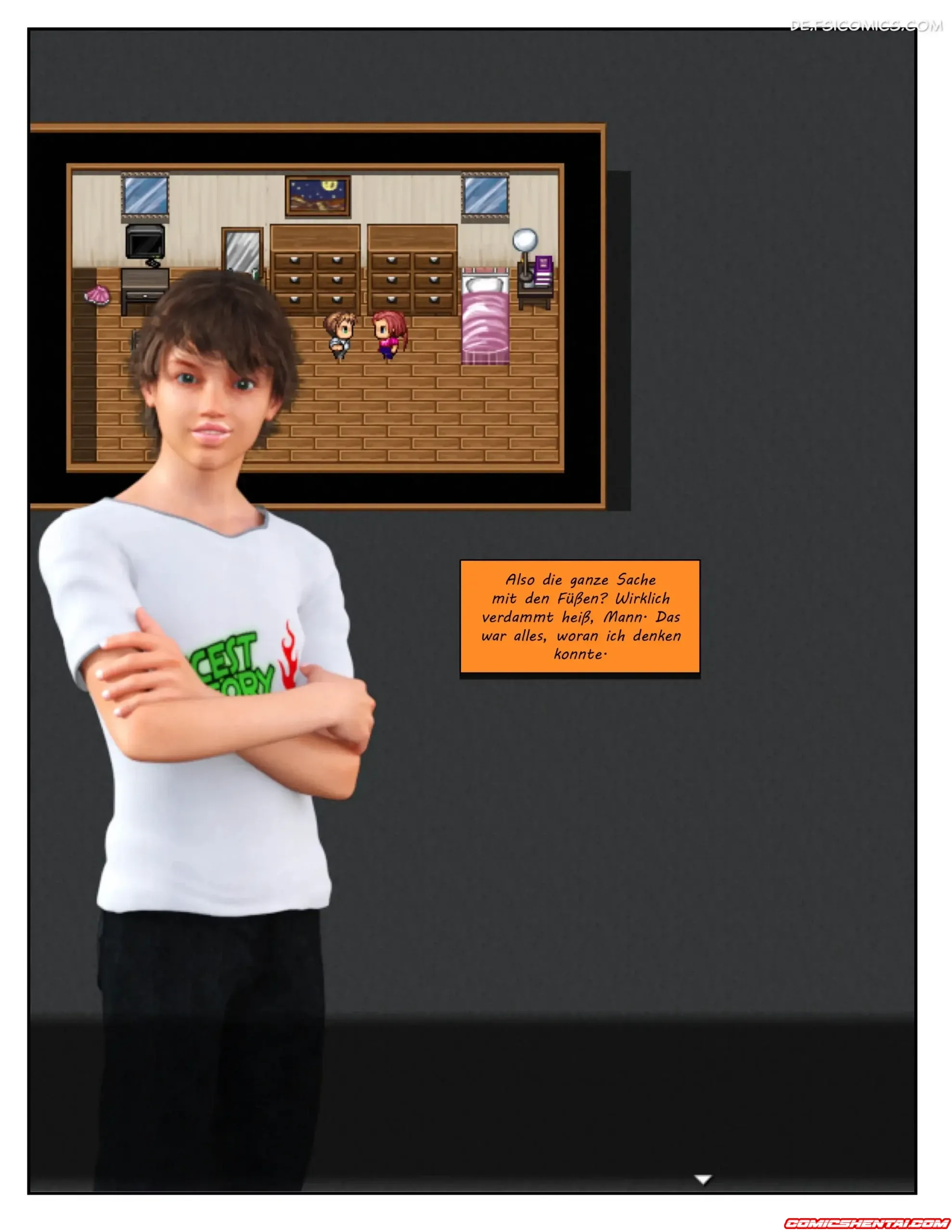 Inzestgeschichte Teil 1 Meine Schwester - Comics 3D