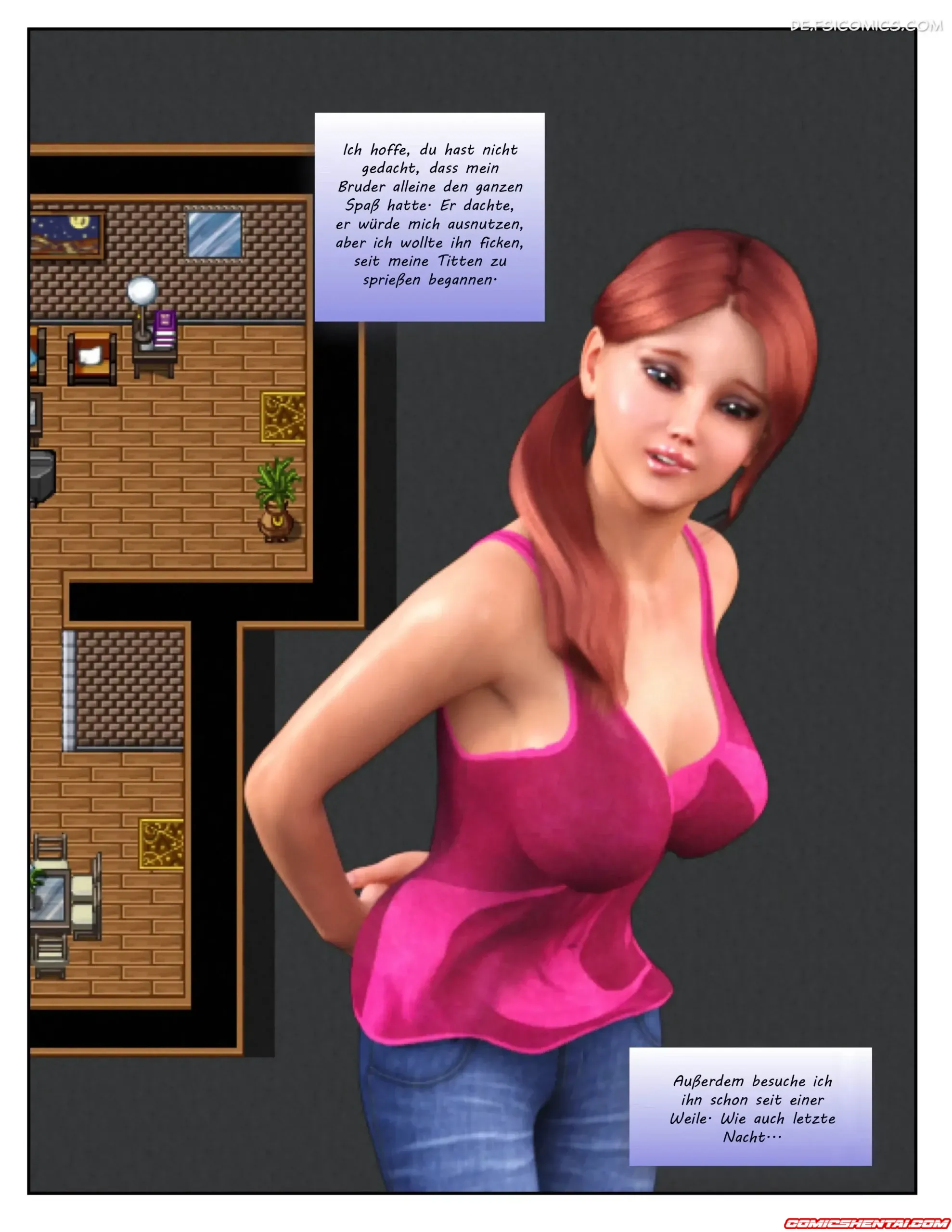 Inzestgeschichte Teil 1 Meine Schwester - Comics 3D