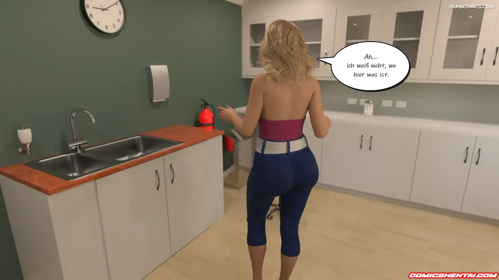 Der Besuh Teil 11.1 - Comics 3D