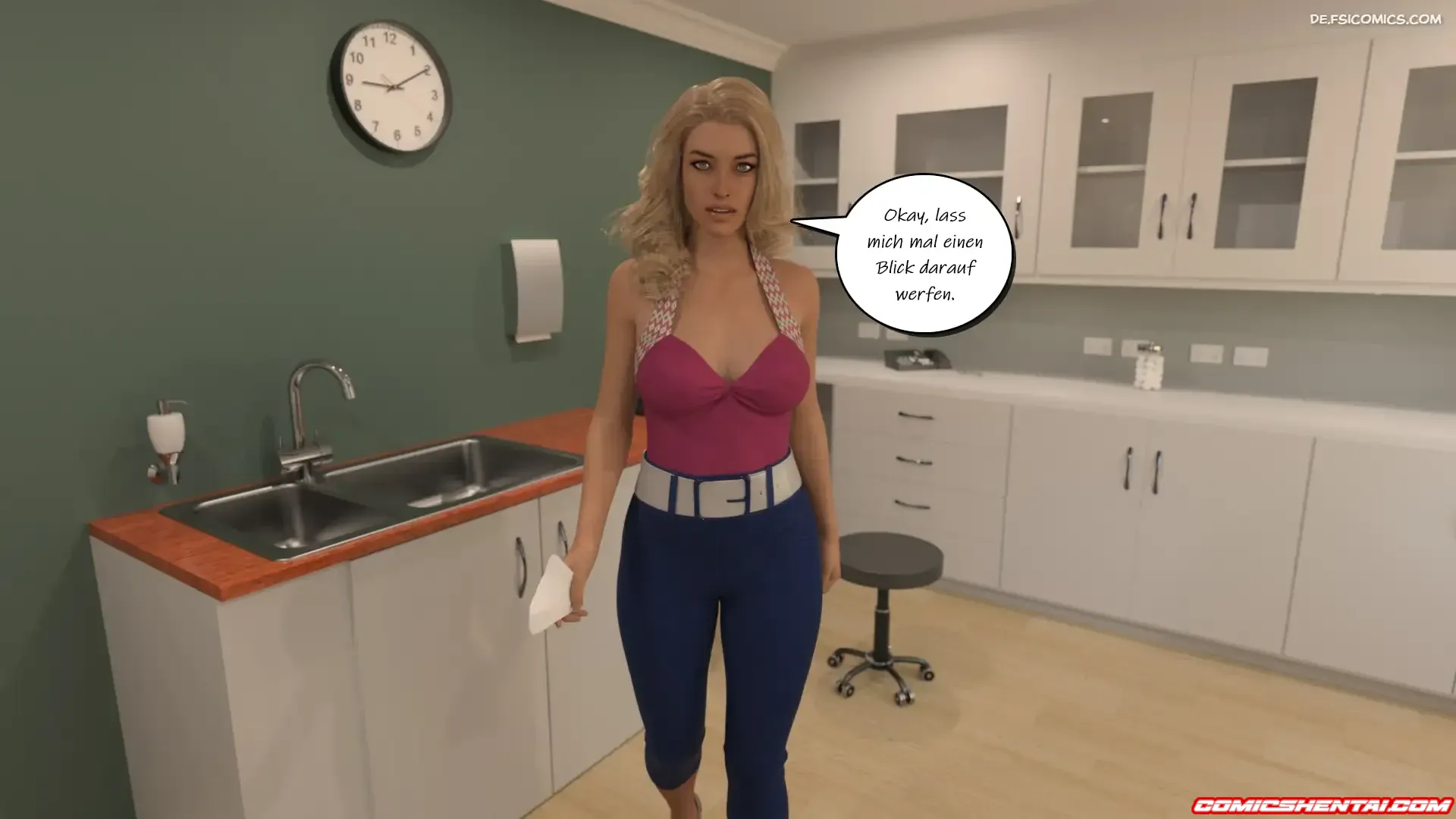 Der Besuh Teil 11.1 - Comics 3D