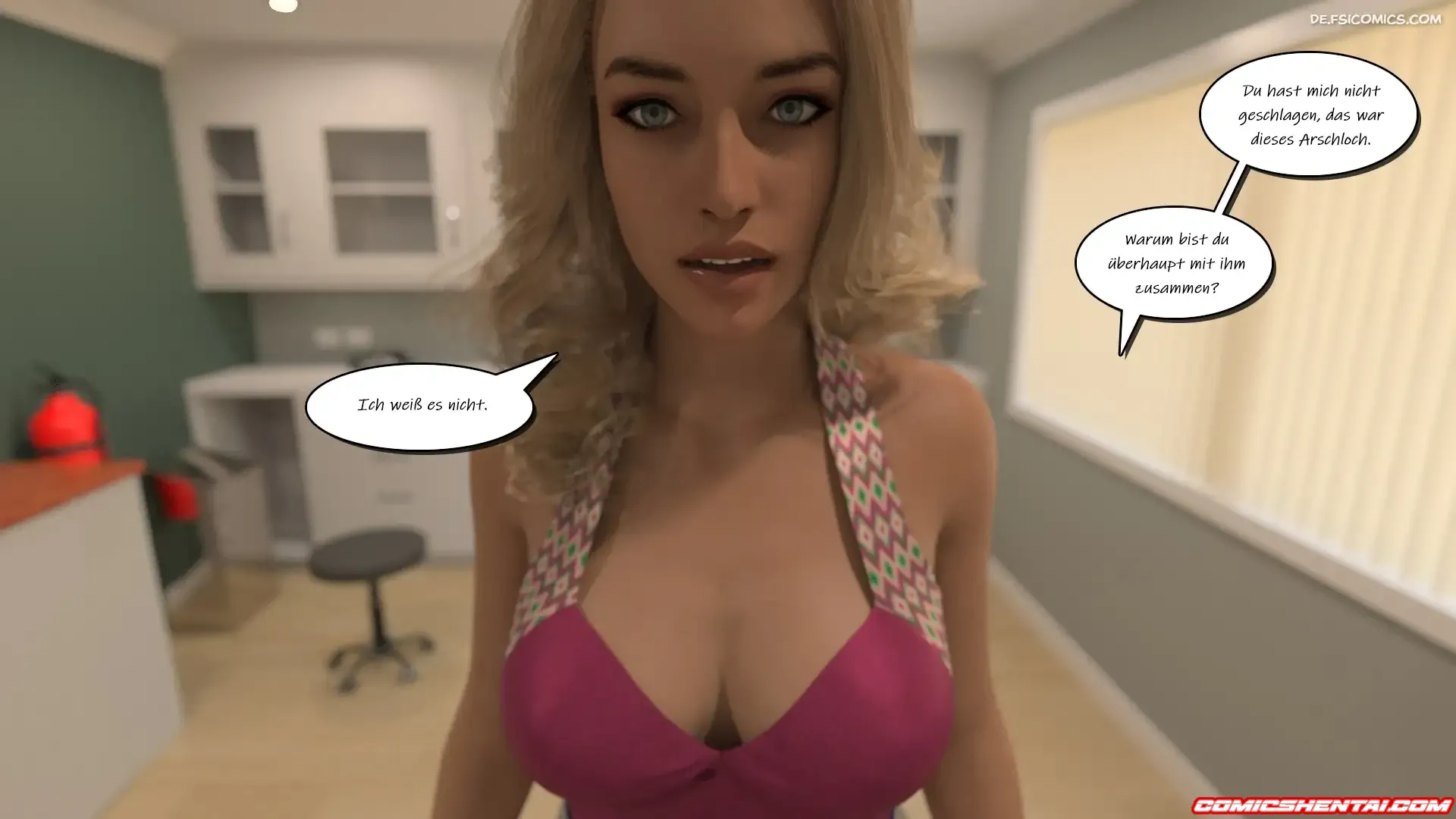 Der Besuh Teil 11.1 - Comics 3D