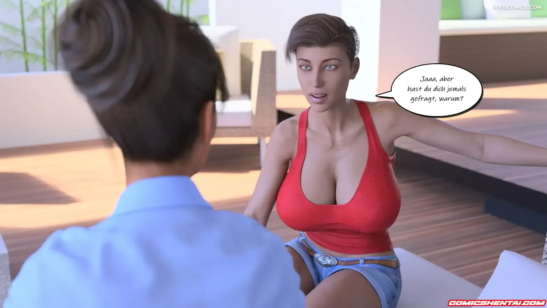 Der Besuh Teil 11.1 - Comics 3D
