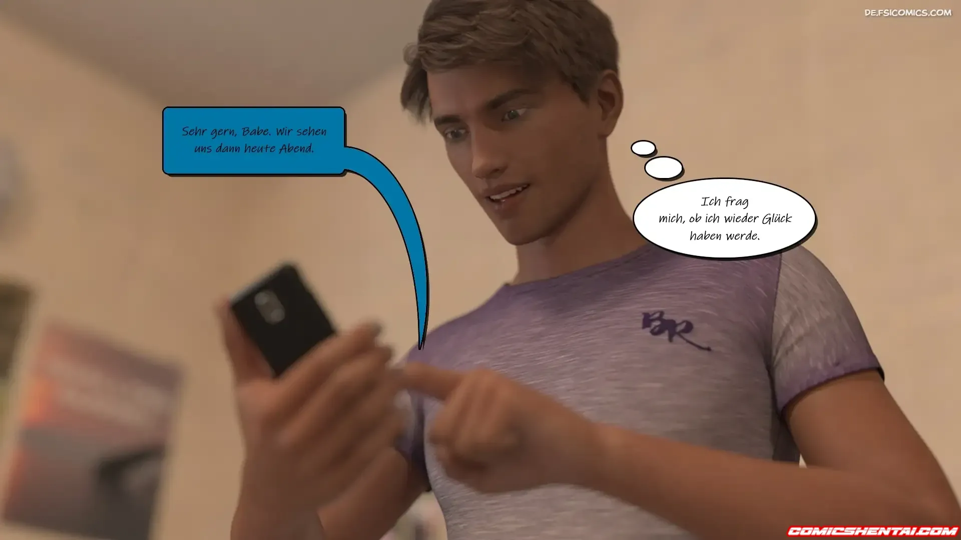 Der Besuh Teil 11.1 - Comics 3D