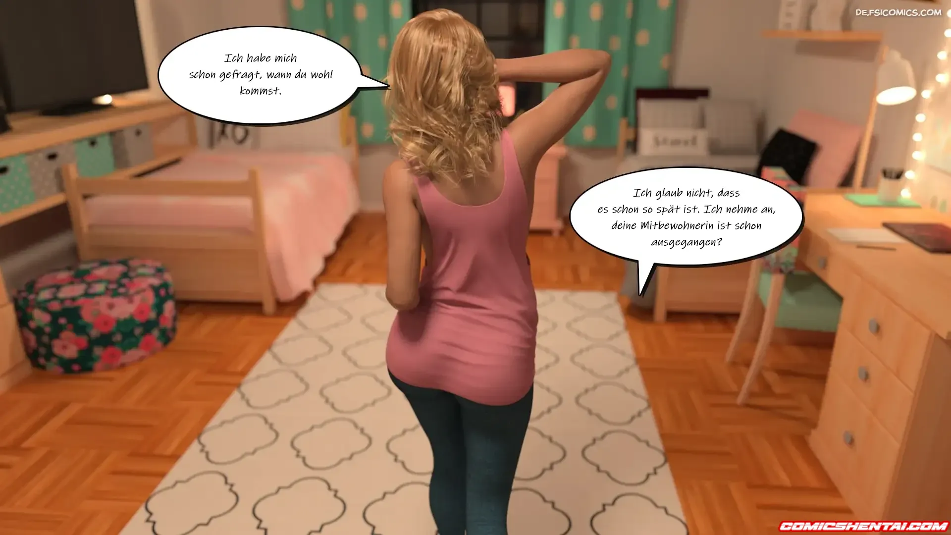 Der Besuh Teil 11.1 - Comics 3D
