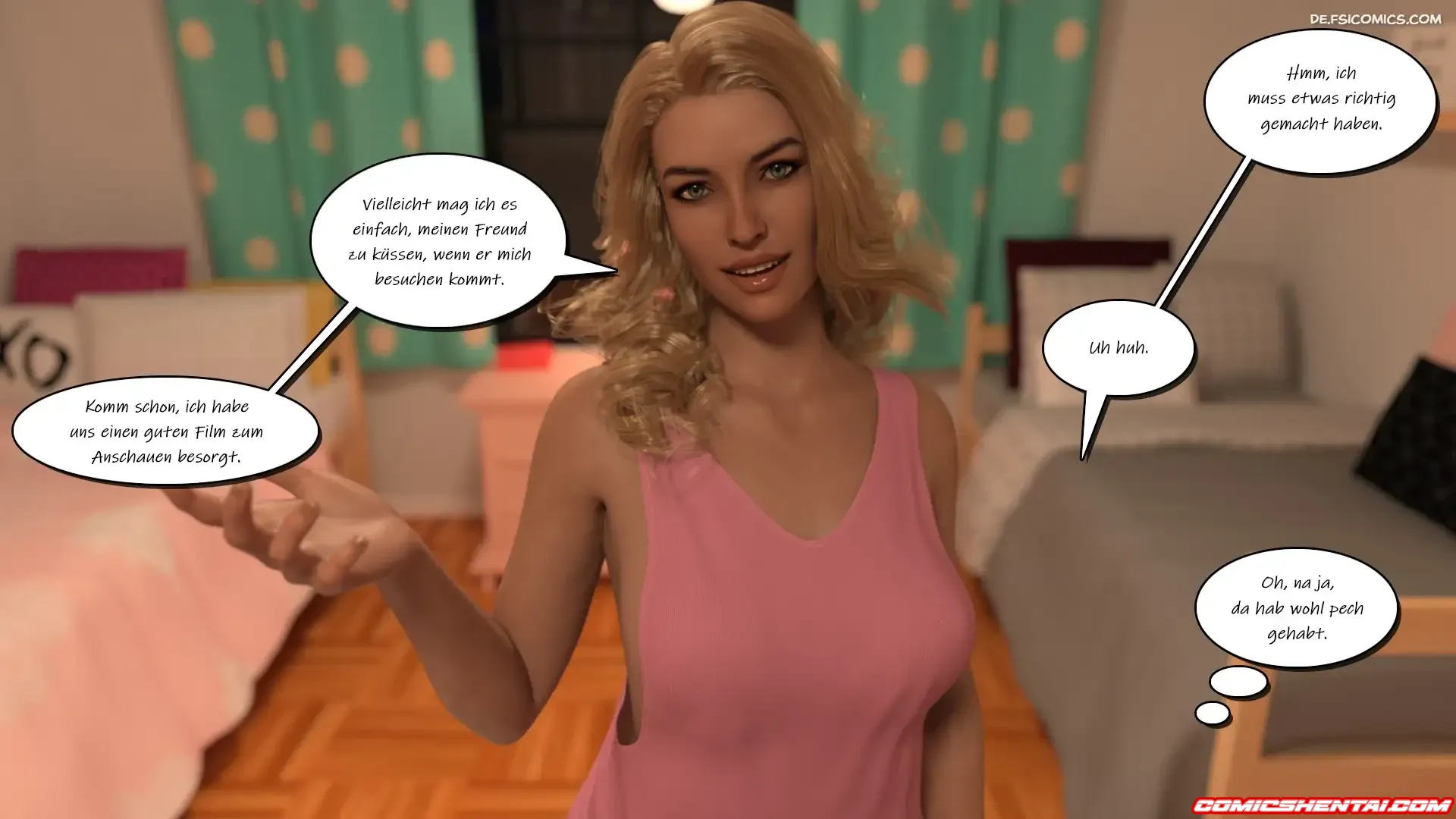 Der Besuh Teil 11.1 - Comics 3D