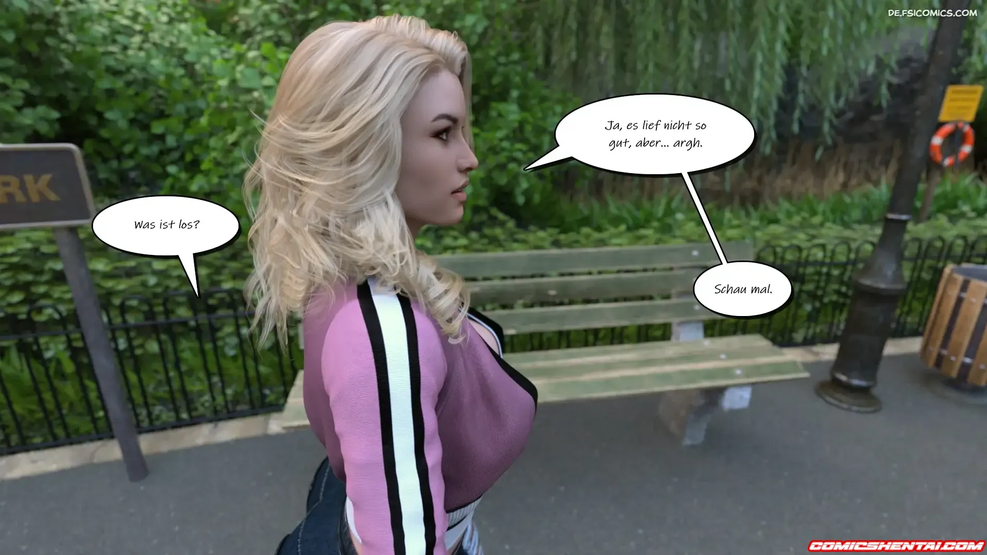 Der Besuh Teil 11.1 - Comics 3D