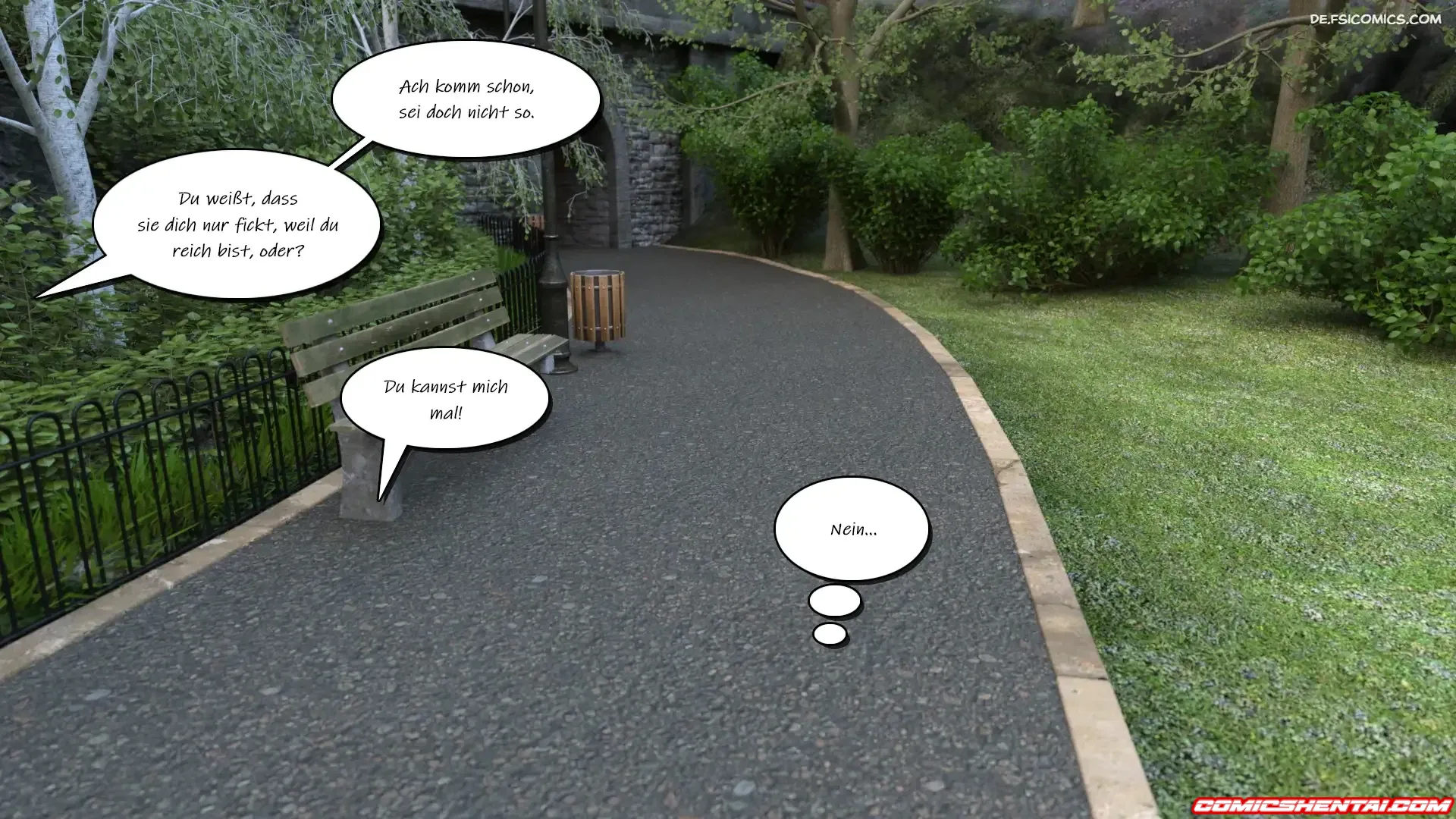 Der Besuh Teil 11.1 - Comics 3D