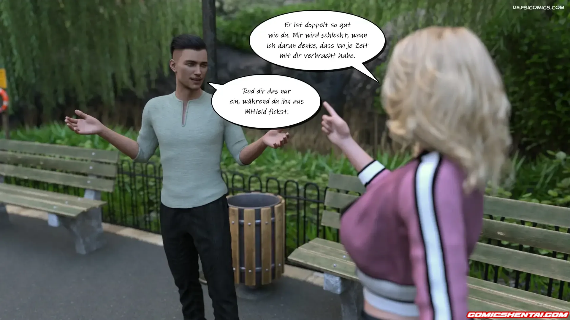Der Besuh Teil 11.1 - Comics 3D