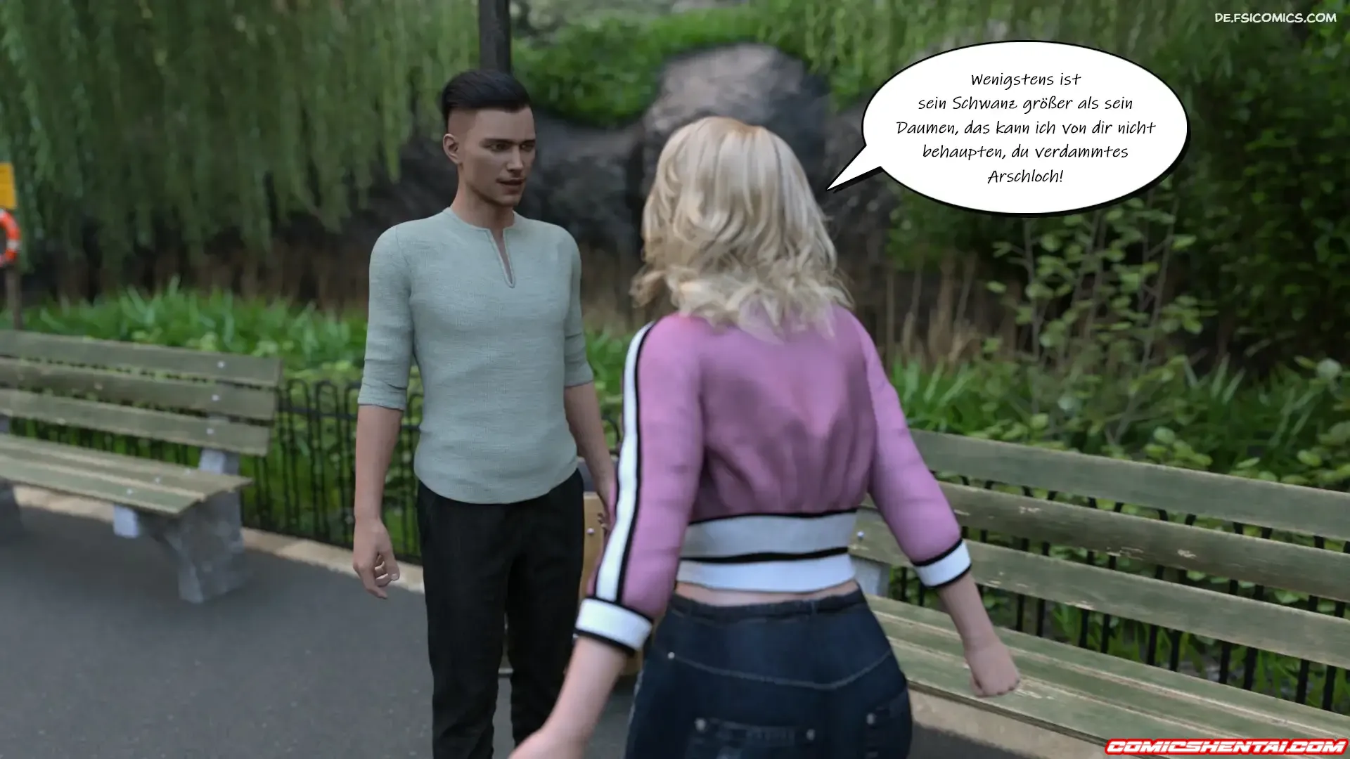 Der Besuh Teil 11.1 - Comics 3D