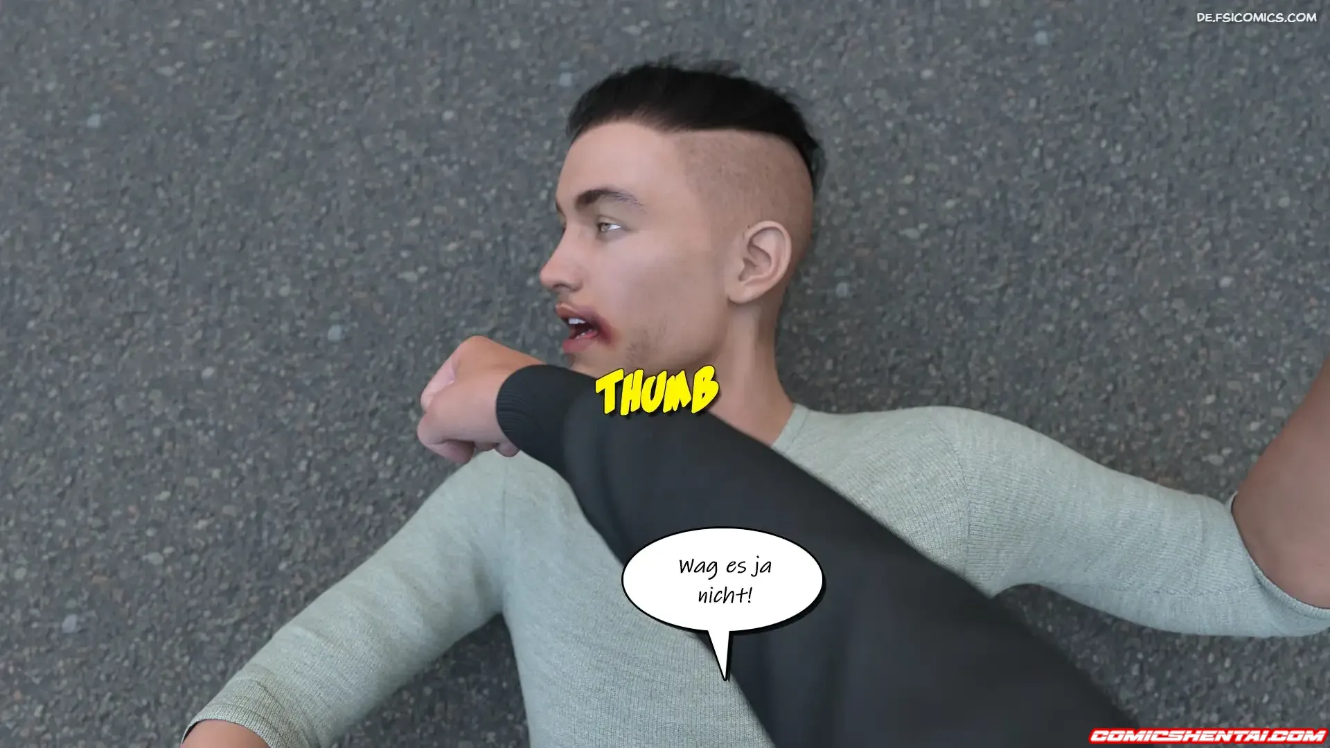 Der Besuh Teil 11.1 - Comics 3D