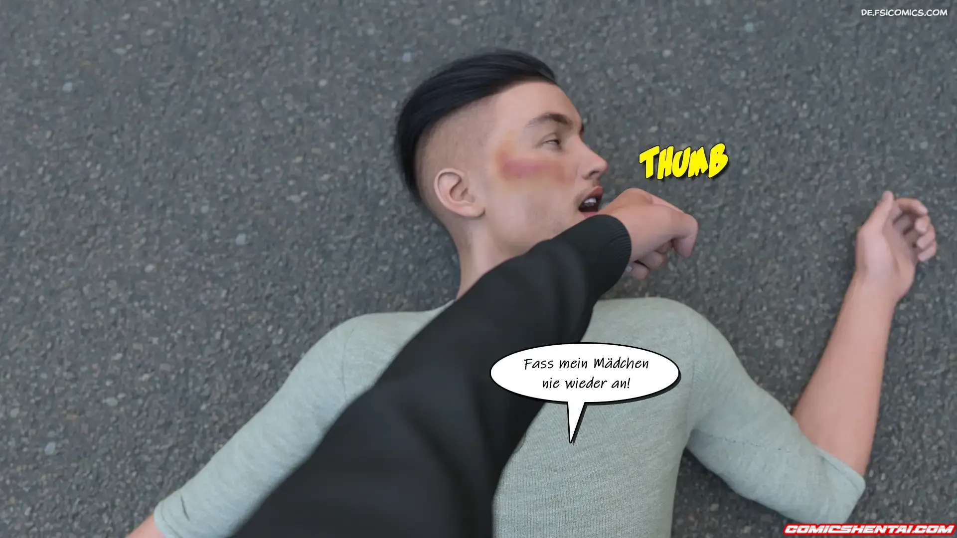 Der Besuh Teil 11.1 - Comics 3D