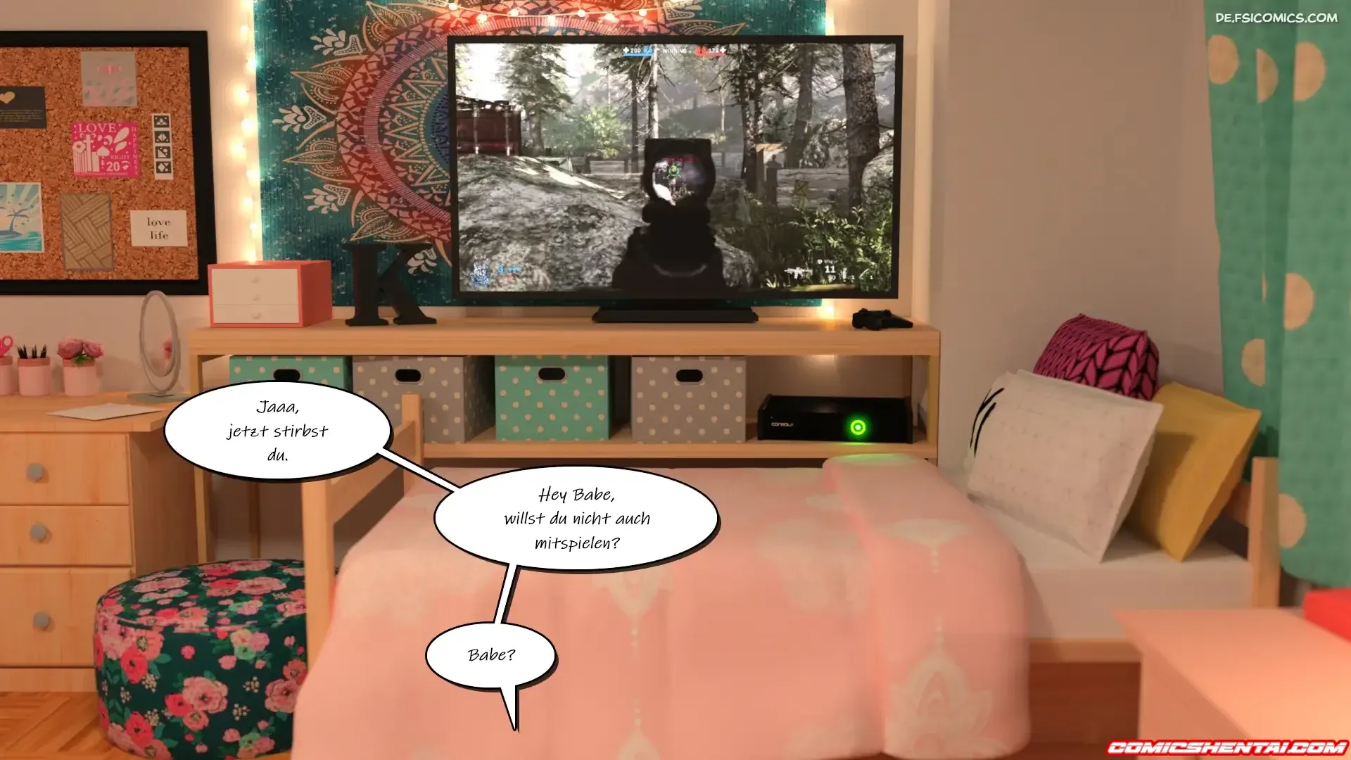 Der Besuh Teil 11.1 - Comics 3D