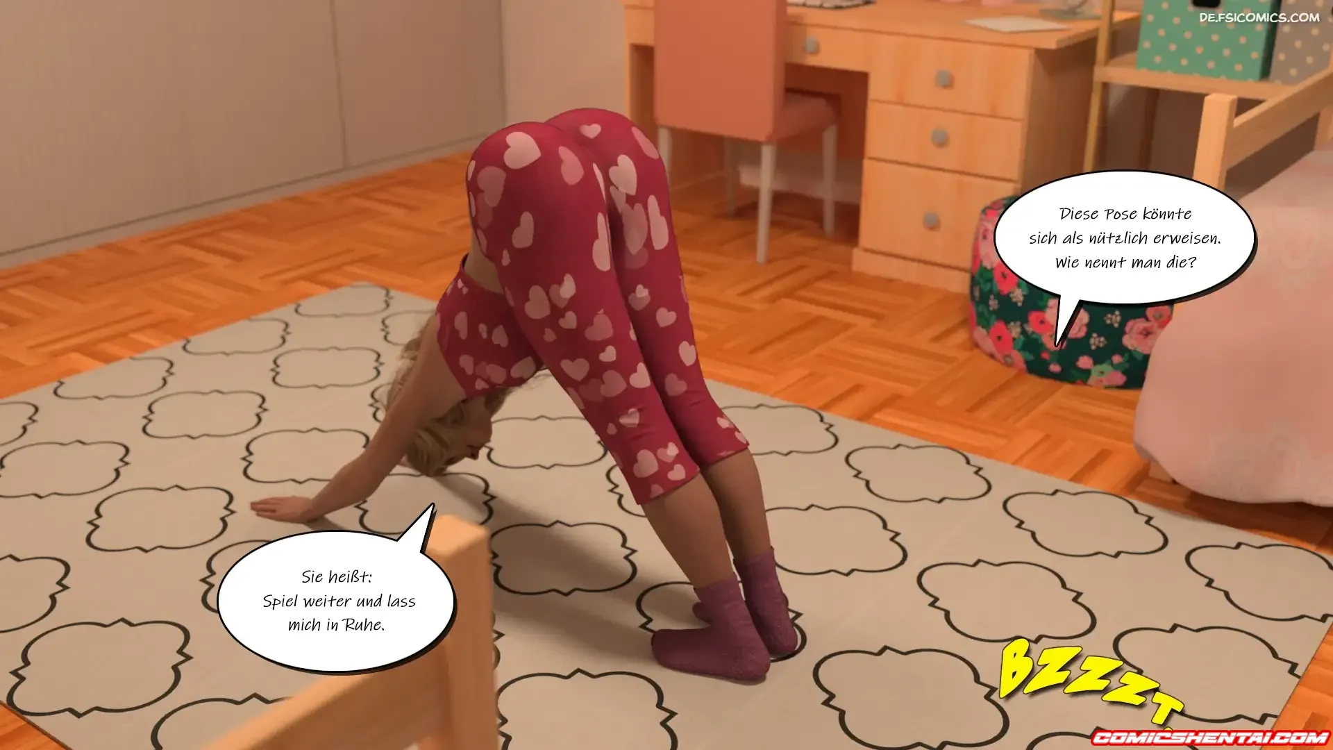 Der Besuh Teil 11.1 - Comics 3D