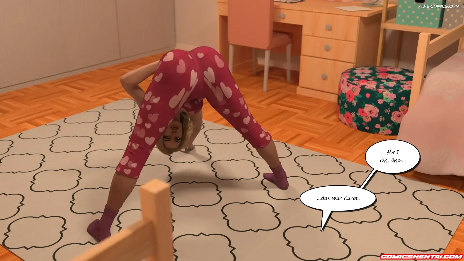 Der Besuh Teil 11.1 - Comics 3D