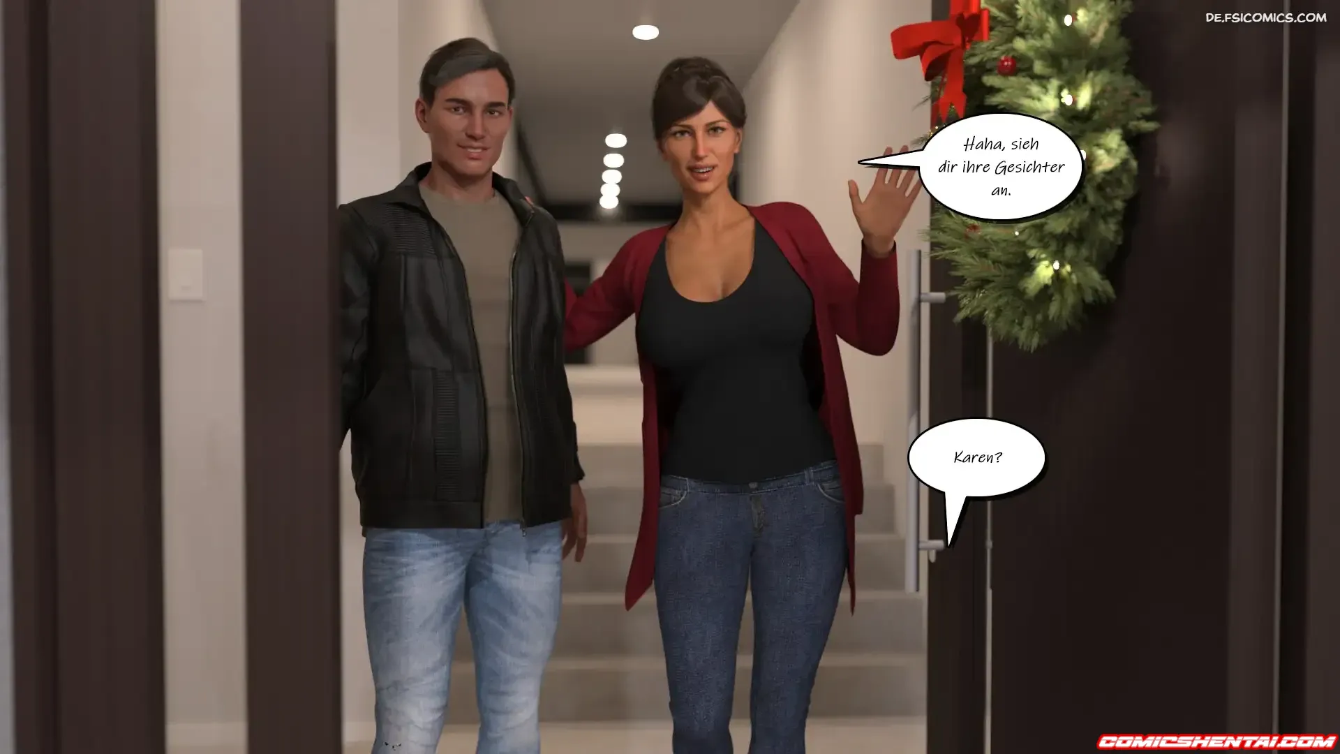 Der Besuh Teil 11.1 - Comics 3D