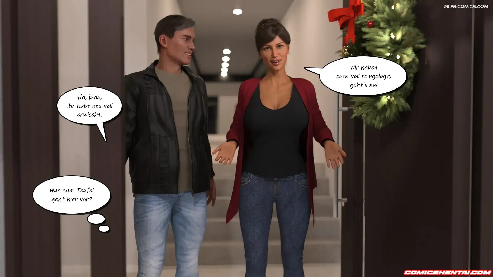 Der Besuh Teil 11.1 - Comics 3D