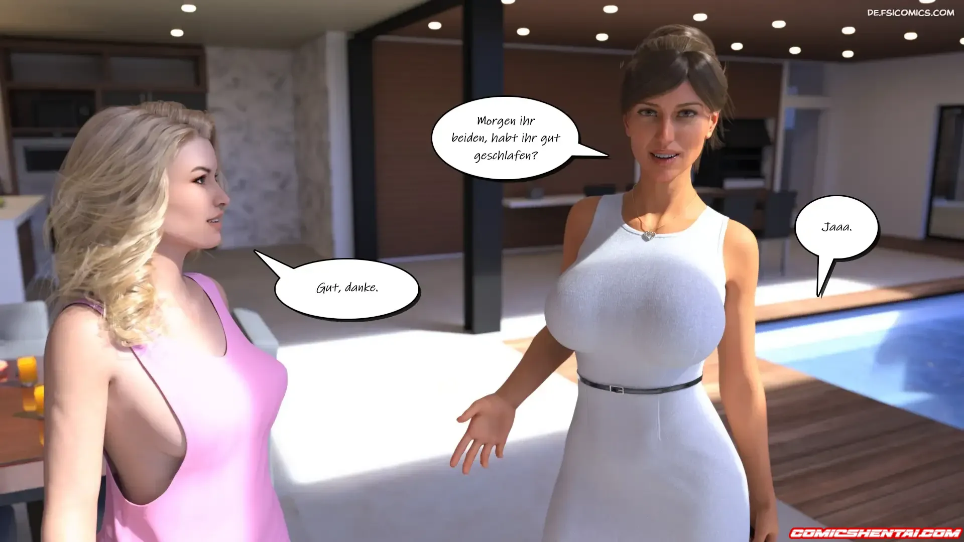 Der Besuh Teil 11.1 - Comics 3D