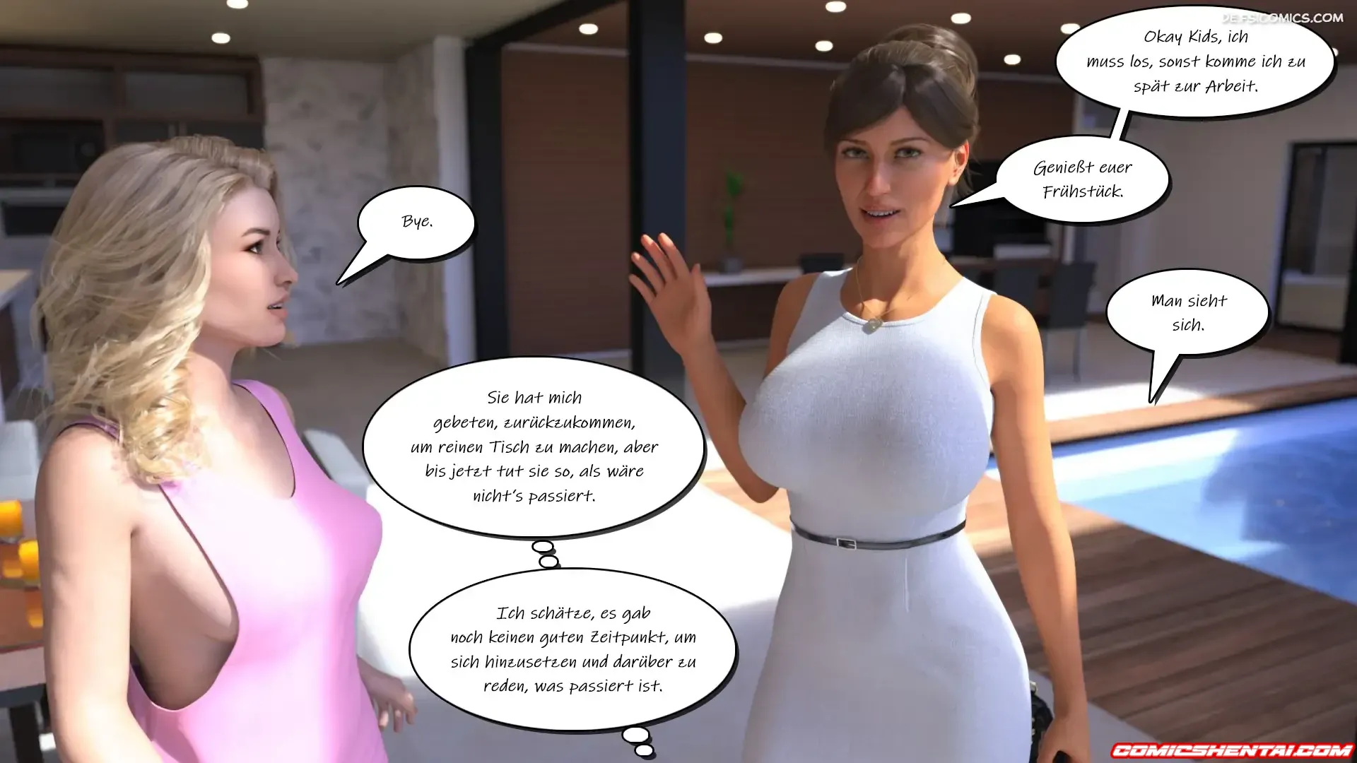Der Besuh Teil 11.1 - Comics 3D