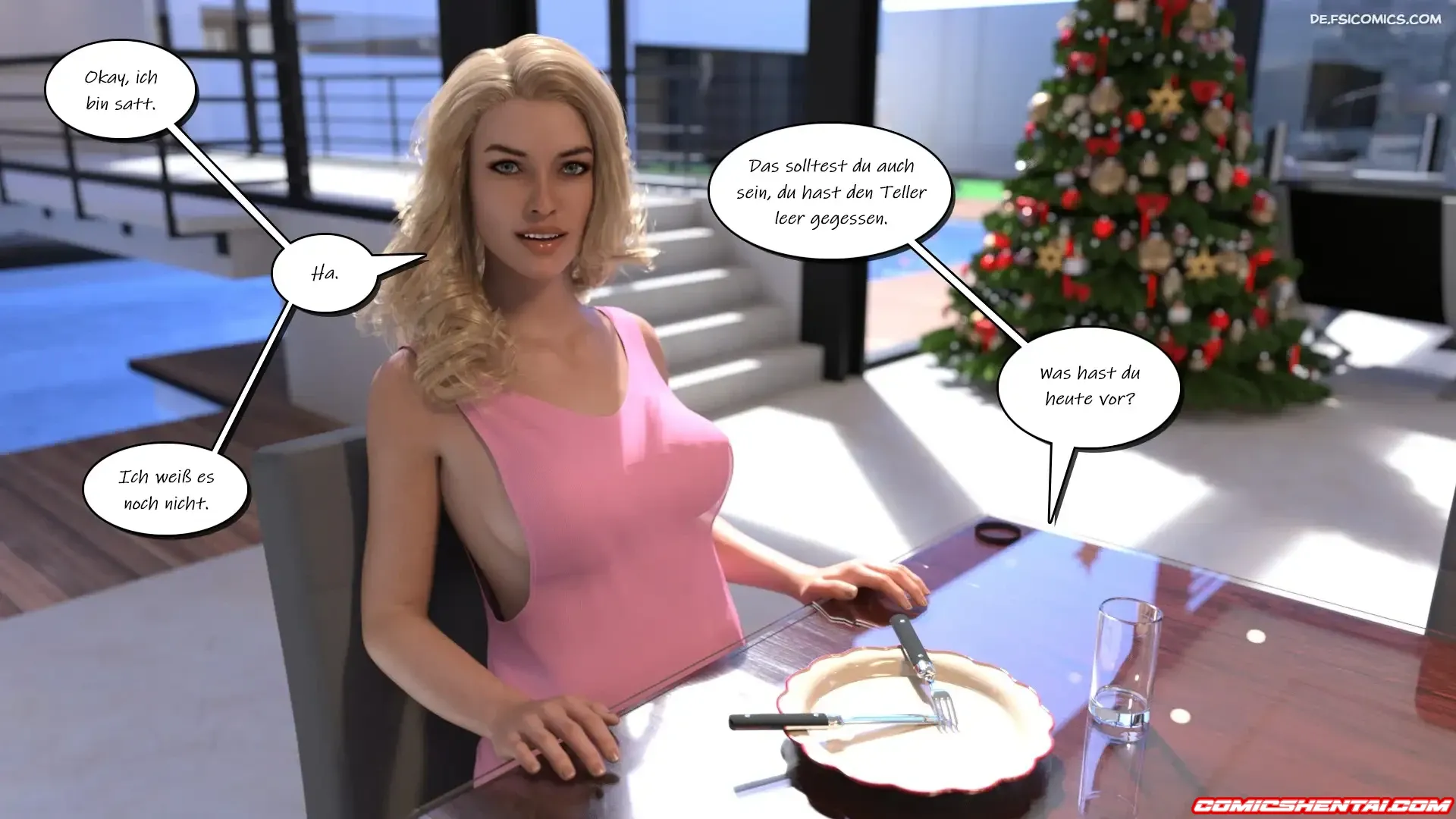 Der Besuh Teil 11.1 - Comics 3D
