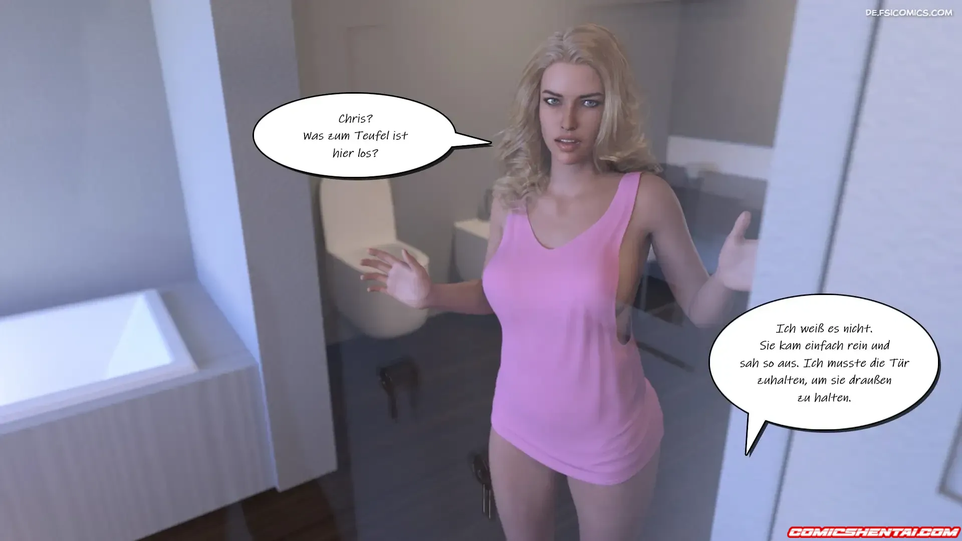 Der Besuh Teil 11.1 - Comics 3D
