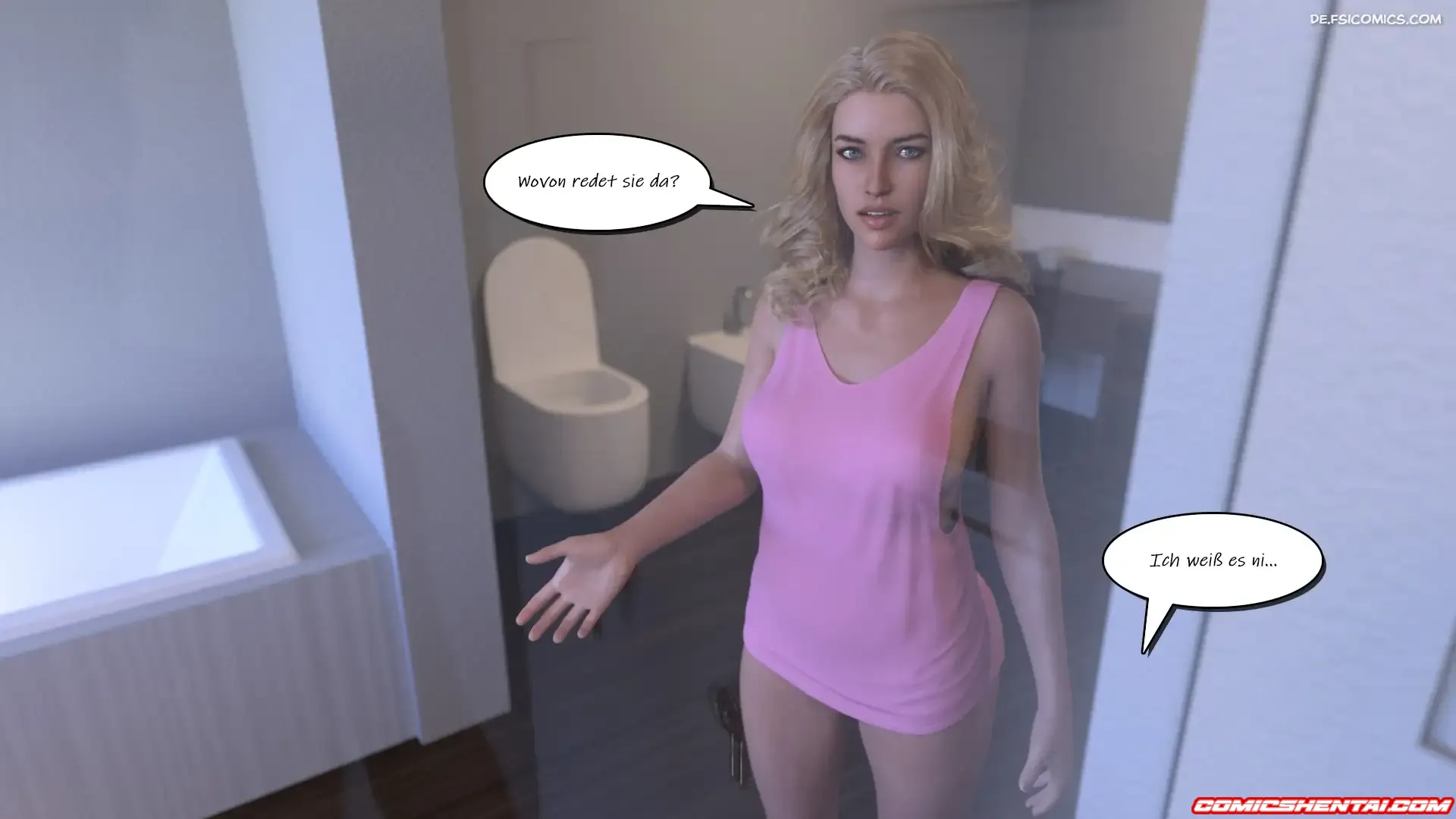 Der Besuh Teil 11.1 - Comics 3D