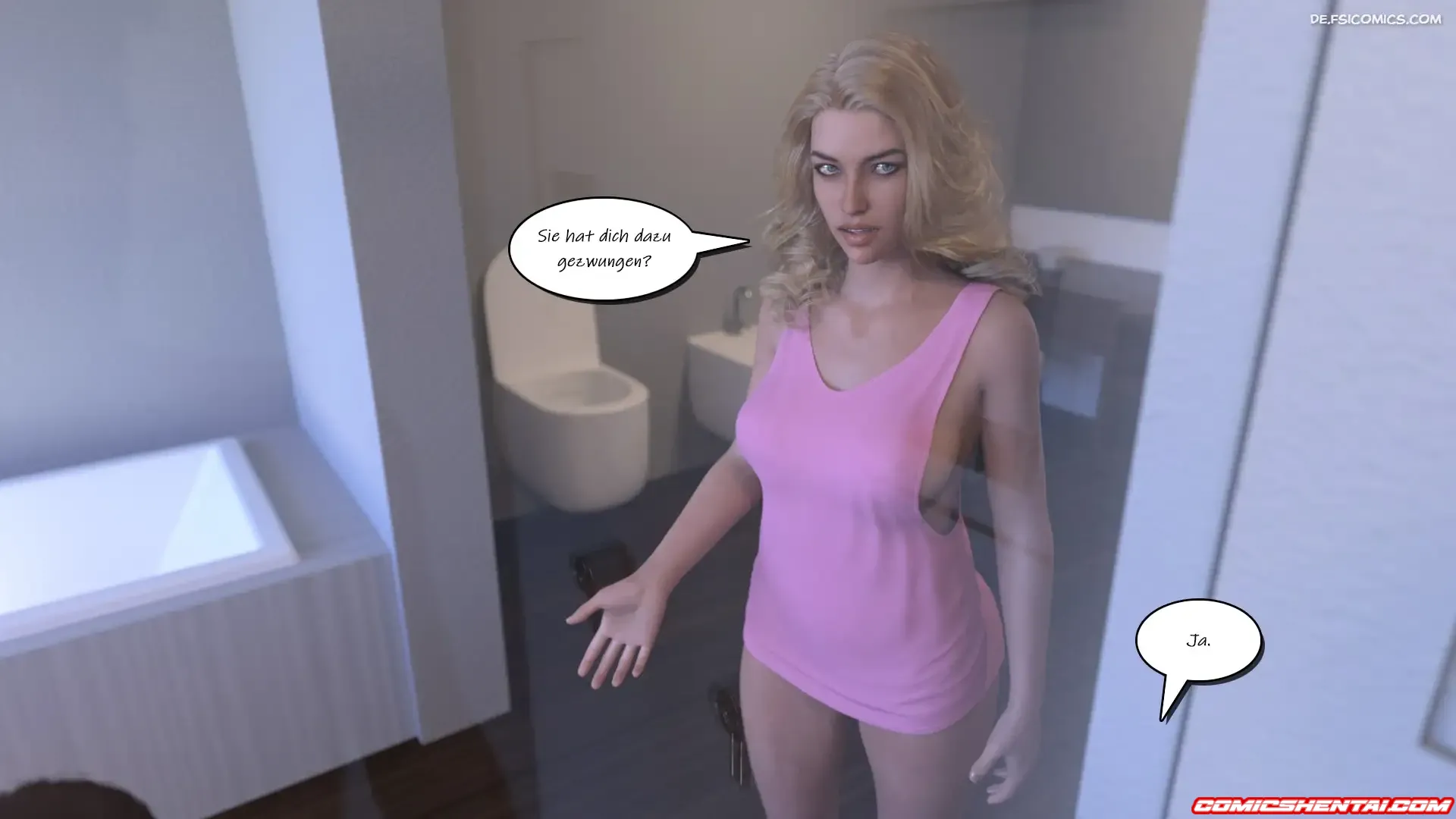 Der Besuh Teil 11.1 - Comics 3D