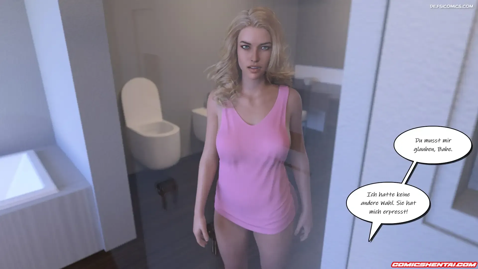 Der Besuh Teil 11.1 - Comics 3D