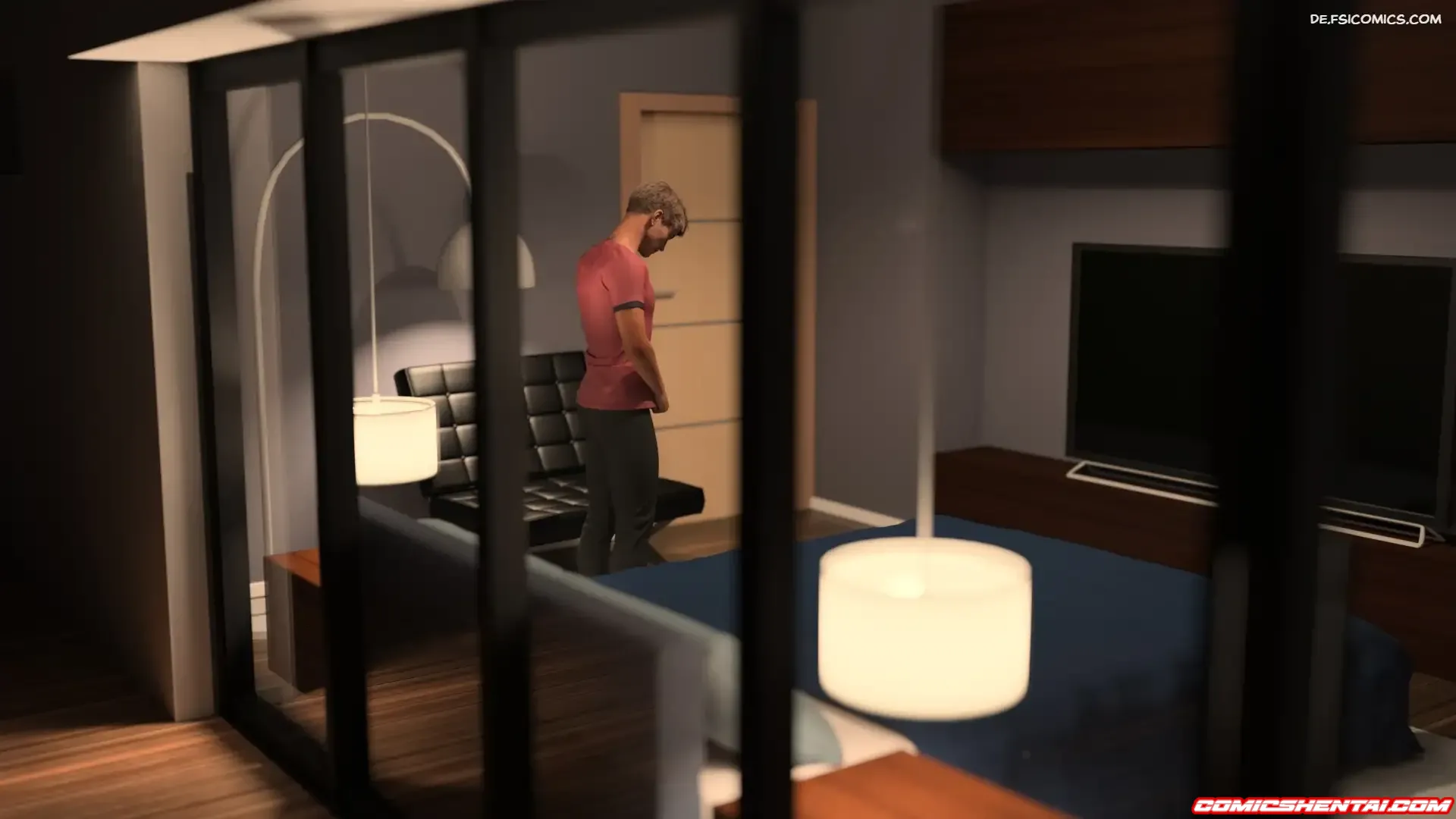 Der Besuh Teil 11.1 - Comics 3D